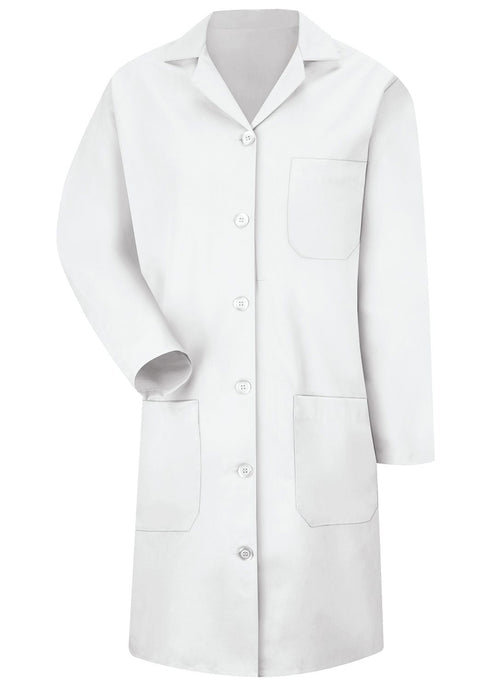Red Kap Women's White 6-Button Front Lab Coat