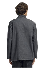 Load image into Gallery viewer, Artisan Collection by Reprime Chef's Black Denim Long Sleeve Coat