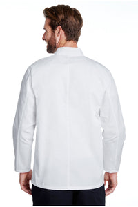 Artisan Collection by Reprime White Chef's Long Sleeve Stud Coat