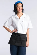 Load image into Gallery viewer, Uncommon Threads Black Waist Apron (2 Pockets)