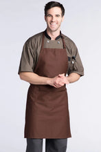 Load image into Gallery viewer, Uncommon Threads Brown Butcher Adjustable Apron (2 Pockets)
