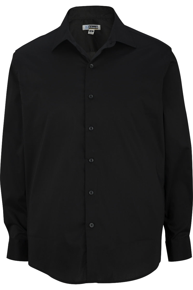 Edwards 1292 Men's Batiste Dress Shirt - Black - XL Edwards 1292 Men's Batiste Dress Shirt - Black - XL