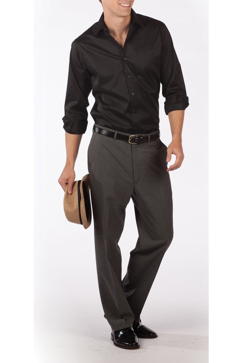 Edwards 1996 Mens Ultra Stretch Sustainable Dress Shirt - Black