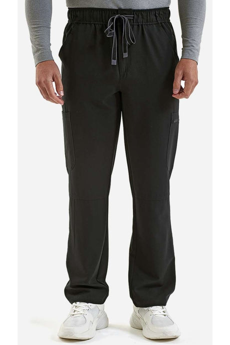 Men's Black Relentless Stretch Cargo Scrub Pants