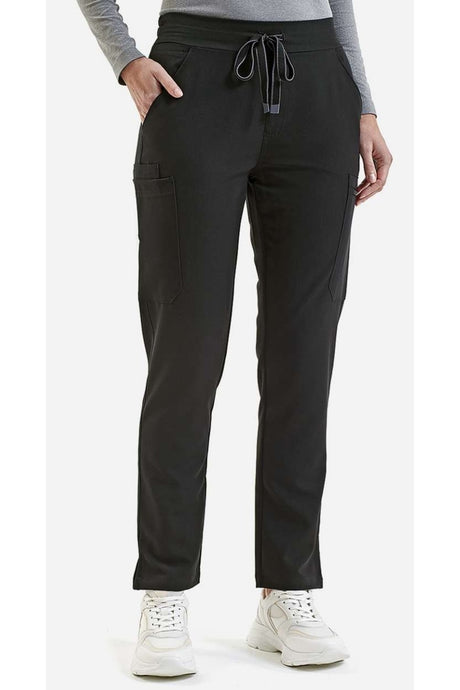 Women's Black Relentless Stretch Cargo Scrub Pants