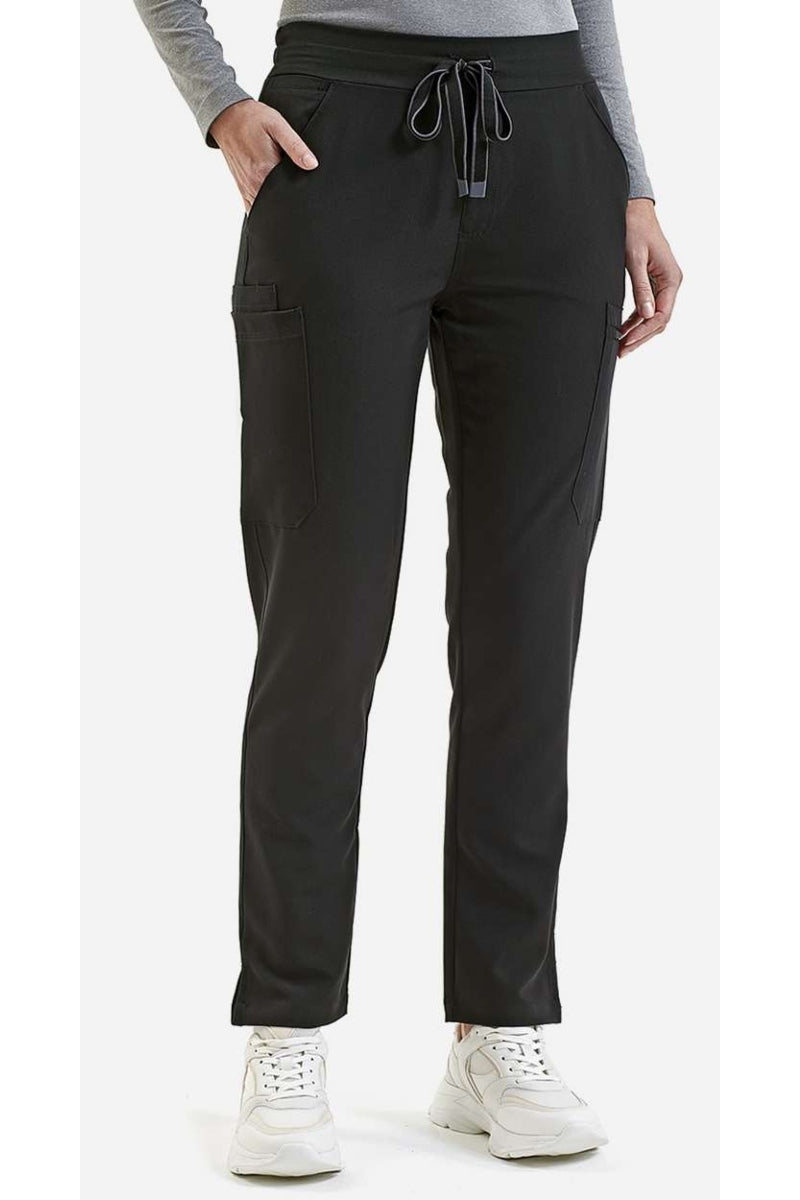 Women's Black Relentless Stretch Cargo Scrub Pants