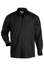 Load image into Gallery viewer, Men&#39;s Café Broadcloth Shirt - Black