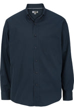 Load image into Gallery viewer, Men&#39;s Lightweight Long Sleeve Poplin Shirt - Navy