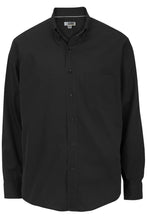 Load image into Gallery viewer, Men&#39;s Lightweight Long Sleeve Poplin Shirt - Black