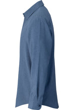 Load image into Gallery viewer, Men's Riviera Blue FlexBatiste Cafe Shirt