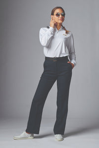 Ladies' Security Flat Front Pant - Black