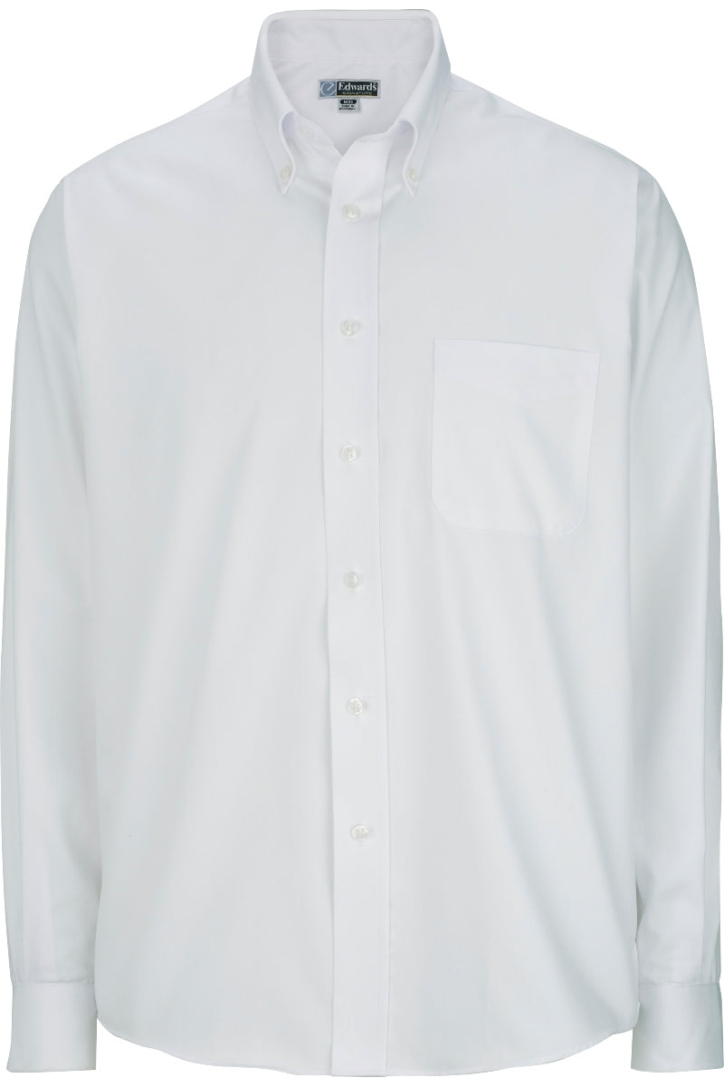 white oxford dress shirt Redwood & Ross Collection Men's Button-Down Executive Oxford Shirt
