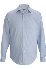 Load image into Gallery viewer, Men&#39;s Executive Pinpoint Oxford Shirt - Blue/White Stripe