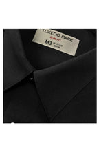 Load image into Gallery viewer, &quot;Como&quot; Black Laydown Tuxedo Shirt