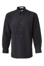Load image into Gallery viewer, &quot;Como&quot; Black Laydown Tuxedo Shirt