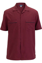 Load image into Gallery viewer, Edwards S Men's Burgundy Flex Pinnacle Service Shirt