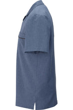 Load image into Gallery viewer, Edwards Men's Riviera Blue Flex Pinnacle Service Shirt