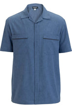 Load image into Gallery viewer, Edwards S Men's Riviera Blue Flex Pinnacle Service Shirt