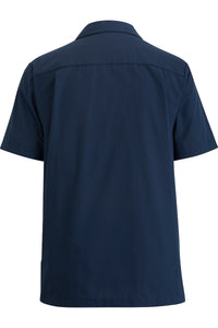 Men's Essential Zip-Front Service Shirt - Navy