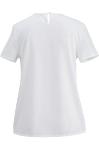 Ladies' Jewel Neck Blouse - White