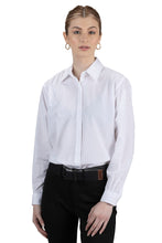 Load image into Gallery viewer, Ladies&#39; Café Broadcloth Shirt - White