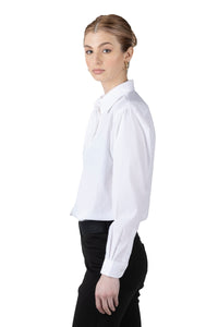 Ladies' Café Broadcloth Shirt - White