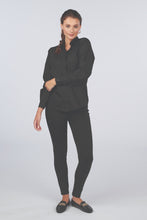 Load image into Gallery viewer, Ladies&#39; Café Broadcloth Shirt - Black