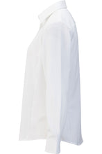 Load image into Gallery viewer, Women's White FlexBatiste Cafe Shirt