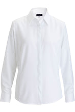 Load image into Gallery viewer, Women's White FlexBatiste Cafe Shirt