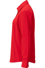 Load image into Gallery viewer, Women's Red FlexBatiste Cafe Shirt