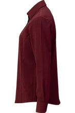 Load image into Gallery viewer, Women's Burgundy FlexBatiste Cafe Shirt