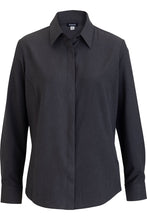 Load image into Gallery viewer, Women's Steel Grey FlexBatiste Cafe Shirt