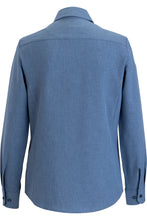 Load image into Gallery viewer, Women's Riviera Blue FlexBatiste Cafe Shirt