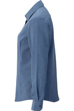 Load image into Gallery viewer, Women's Caribbean Blue FlexBatiste Cafe Shirt