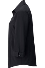 Load image into Gallery viewer, Edwards Women’s Black 3/4 Sleeve FlexBatiste Cafe Blouse