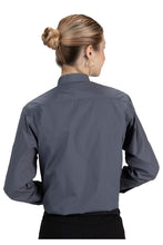 Load image into Gallery viewer, Ladies&#39; Banded Collar Broadcloth Shirt - Dark Grey