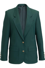 Load image into Gallery viewer, Women&#39;s Hunter Green Traditional Blazer