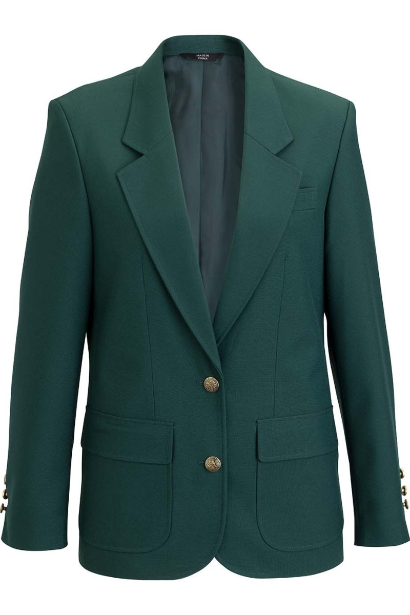 Women's Hunter Green Traditional Blazer