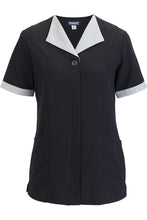 Load image into Gallery viewer, Edwards XXS Women's Black Flex Pinnacle Housekeeping Tunic