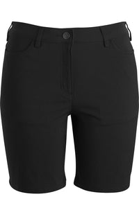 Ladies' Black Flex Chino Short