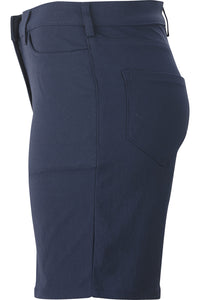 Ladies' True Navy Flex Chino Short