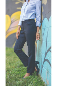 Ladies' Synergy Dress Pant (No Belt Loops) - Navy