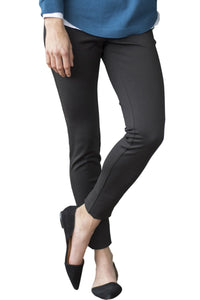 Ladies' Ponte Knit Pant - Black