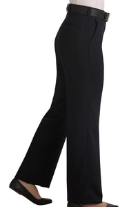 Ladies' Security Flat Front Pant - Black