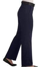 Load image into Gallery viewer, Ladies&#39; Security Flat Front Pant - Dark Navy