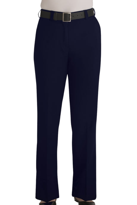 Ladies' Security Flat Front Pant - Dark Navy