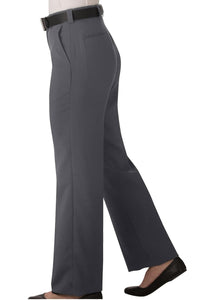 Ladies' Security Flat Front Pant - Grey Heather