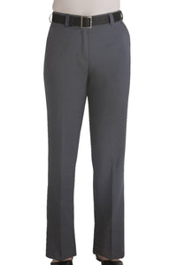 Ladies' Security Flat Front Pant - Grey Heather