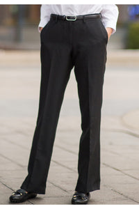 Ladies' Essential Flat Front Pant - Cobblestone