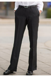 Ladies' Essential Flat Front Pant - Black